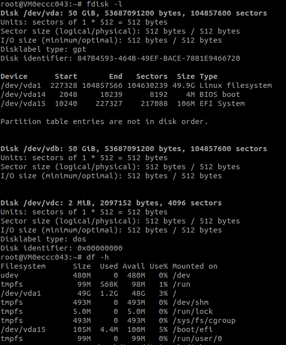 mounting additional disk